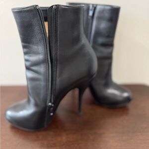 Christian Louboutin Black Heeled Boots size 37.5